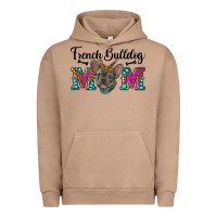 French Bulldog Mom Urban Hoodie | Teevron