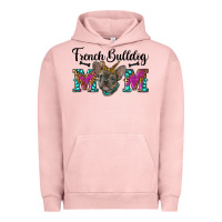 Pigment Salmon french bulldog mom Urban Hoodie - RanaPortraitStore
