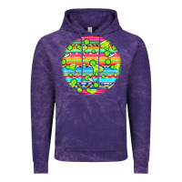 Cloud Purple hispanic heritage month round earrings 3 Vintage Hoodie - BundleAndBundleShop