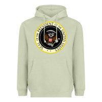 Matcha fake seal of the president of the united states Heavyweight Hoodie - DesigneFamous