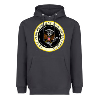 Smoke fake seal of the president of the united states Heavyweight Hoodie - DesigneFamous