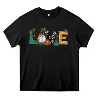 Black Fall Love Gnome Heavy Core Tee - RanaPortraitStore
