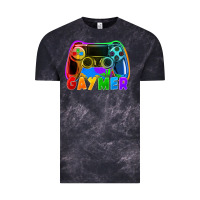 Cloud Black Gaymer Vintage Tee - FaDigitalArtStudio