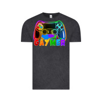 Vintage Black Gaymer Vintage Tee - FaDigitalArtStudio