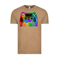 Vintage Coffee Gaymer Vintage Tee - FaDigitalArtStudio
