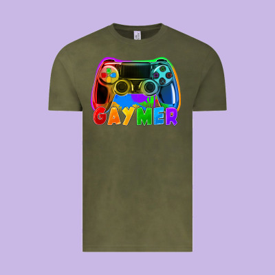 Gaymer Vintage Tee Designed By Fadigitalartstudio