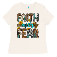Bone faith over fear Ladies Tee - OliviaCreatesArt
