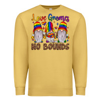 Antique Gold love gnomes no bounds Premium Sweatshirt - JahusDesignShop