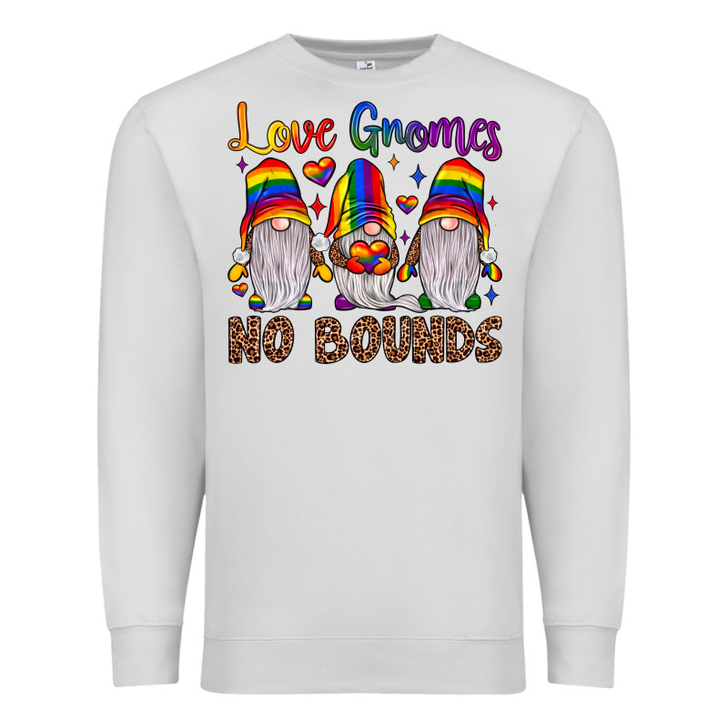 Love Gnomes No Bounds Premium Sweatshirt by JahusDesignShop | Teevron