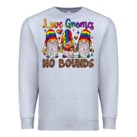 Heather Grey love gnomes no bounds Premium Sweatshirt - JahusDesignShop