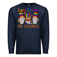 Navy love gnomes no bounds Premium Sweatshirt - JahusDesignShop
