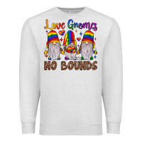 Oatmeal Heather love gnomes no bounds Premium Sweatshirt - JahusDesignShop