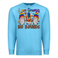 Ocean Blue love gnomes no bounds Premium Sweatshirt - JahusDesignShop