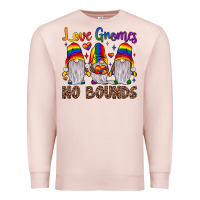 Pale Pink love gnomes no bounds Premium Sweatshirt - JahusDesignShop