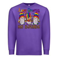 Purple love gnomes no bounds Premium Sweatshirt - JahusDesignShop