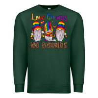 Sports Green love gnomes no bounds Premium Sweatshirt - JahusDesignShop