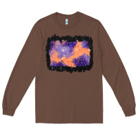 Chestnut halloween spider web background Long Sleeve Tee - BundleAndBundleShop