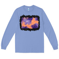 Halloween Spider Web Background Long Sleeve Tee | Teevron