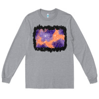 Heather Grey halloween spider web background Long Sleeve Tee - BundleAndBundleShop