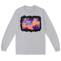 Moon Dust halloween spider web background Long Sleeve Tee - BundleAndBundleShop