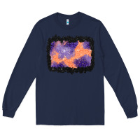 Navy halloween spider web background Long Sleeve Tee - BundleAndBundleShop