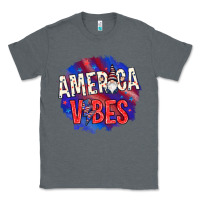 Charcoal Heather America vibes with gnome Classic Tee - HowdyJamesFarm