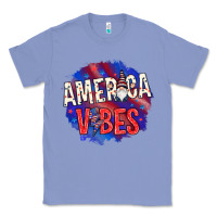 Colony Blue America vibes with gnome Classic Tee - HowdyJamesFarm