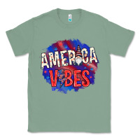Sage America vibes with gnome Classic Tee - HowdyJamesFarm