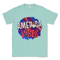 Seafoam America vibes with gnome Classic Tee - HowdyJamesFarm