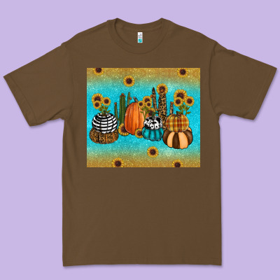 Fall Pumpkin Tumbler Premium Tee Designed By Ranaportraitstore