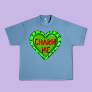 Valentine's Day Hearts Urban Heavy Tee Designed By Fadigitalartstudio