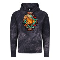 Cloud Black Aztec Symbol With Horse Vintage Hoodie - FaDigitalArtStudio