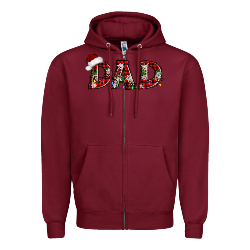 Christmas Dad Zipper Hoodie by AdoDesignShop | Teevron