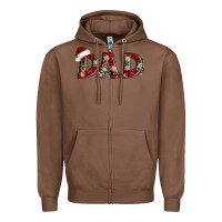 Chestnut christmas dad Zipper Hoodie - AdoDesignShop
