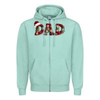 Seafoam christmas dad Zipper Hoodie - AdoDesignShop