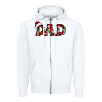 White christmas dad Zipper Hoodie - AdoDesignShop