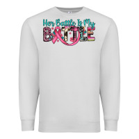 Dove Grey her battle is my battle Premium Sweatshirt - JahusDesignShop