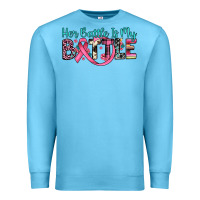 Ocean Blue her battle is my battle Premium Sweatshirt - JahusDesignShop
