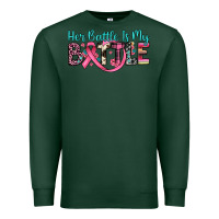 Sports Green her battle is my battle Premium Sweatshirt - JahusDesignShop