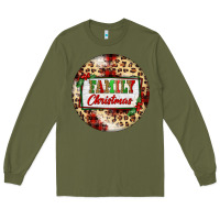 Army Green Family Christmas Long Sleeve Tee - FaDigitalArtStudio