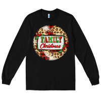 Black Family Christmas Long Sleeve Tee - FaDigitalArtStudio