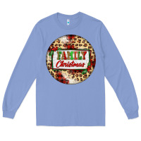 Colony Blue Family Christmas Long Sleeve Tee - FaDigitalArtStudio