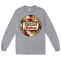 Heather Grey Family Christmas Long Sleeve Tee - FaDigitalArtStudio
