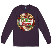 Plum Family Christmas Long Sleeve Tee - FaDigitalArtStudio
