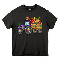Asphalt mardi gras tractor Heavy Core Tee - CowGirlArtShop