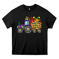 Black mardi gras tractor Heavy Core Tee - CowGirlArtShop