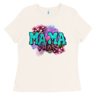 Bone mama vibes floral Ladies Tee - OliviaCreatesArt