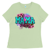 Matcha mama vibes floral Ladies Tee - OliviaCreatesArt