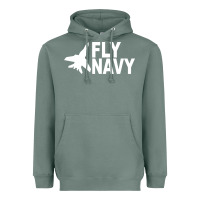 Sage fly navy Heavyweight Hoodie - DesigneFamous
