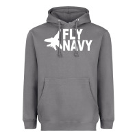 Storm fly navy Heavyweight Hoodie - DesigneFamous